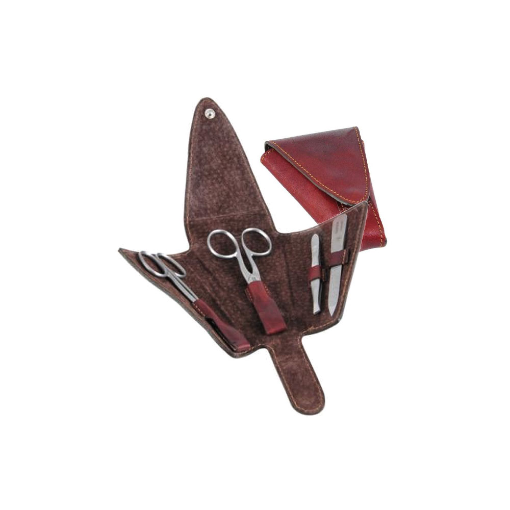 Dovo - Brown Triangle Manicure Set
