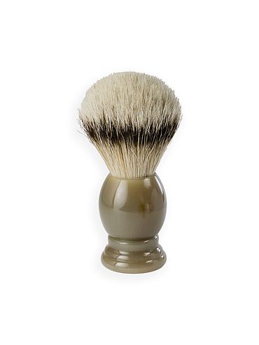 1Barber - Blaireau SilverTip - Corne - 21mm
