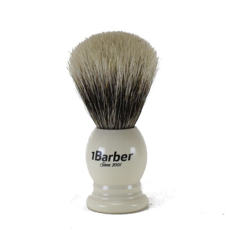 1Barber - Best Badger Shaving brush - Ivory - 21mm