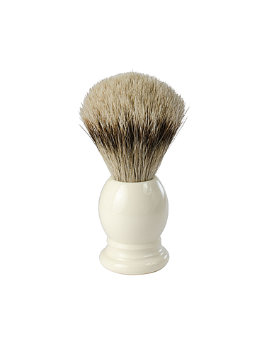 1Barber - Blaireau SilverTip - Ivoire - 21mm