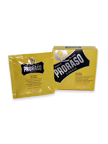 Proraso - Lingettes rafraîchissantes - Wood and Spice