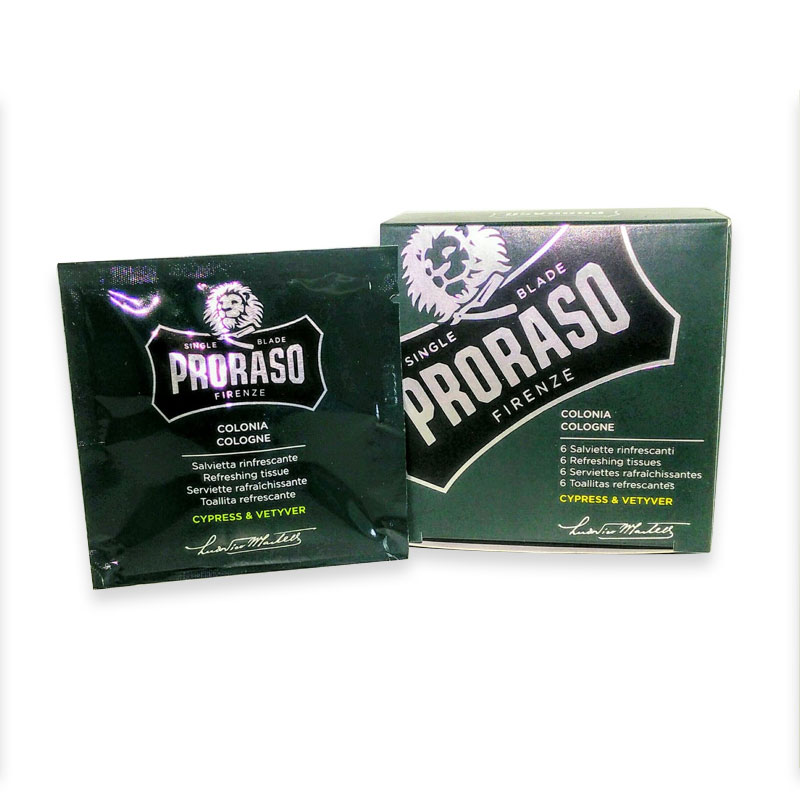 Proraso - Refreshing wipes - Cypress & Vetyver