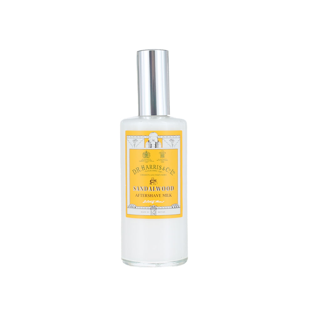 D.R. Harris - Bois de santal - Baume hydratant après rasage - Pompe - 100ml