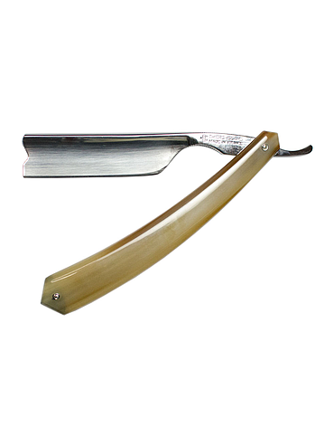 Thiers-Issard - Straight Razor 7/8 - Crooked Nose - Blonde Horn