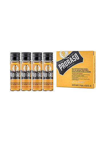 Proraso - Huile de traitement pour barbe - 4 x 17ml