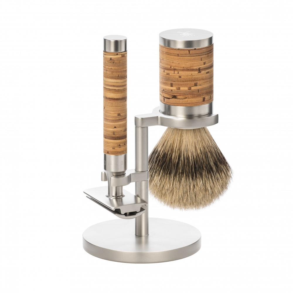 Muehle - Rocca - Shaving Kit Birch Wood - SilverTip