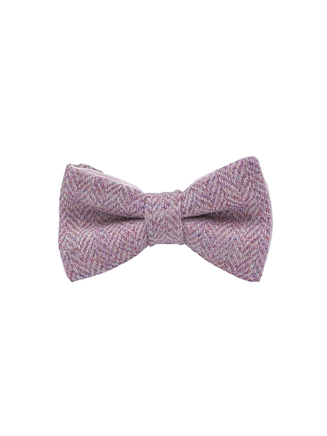 Jaggs - Bow tie Tweed "Dundee" - Chevron rose