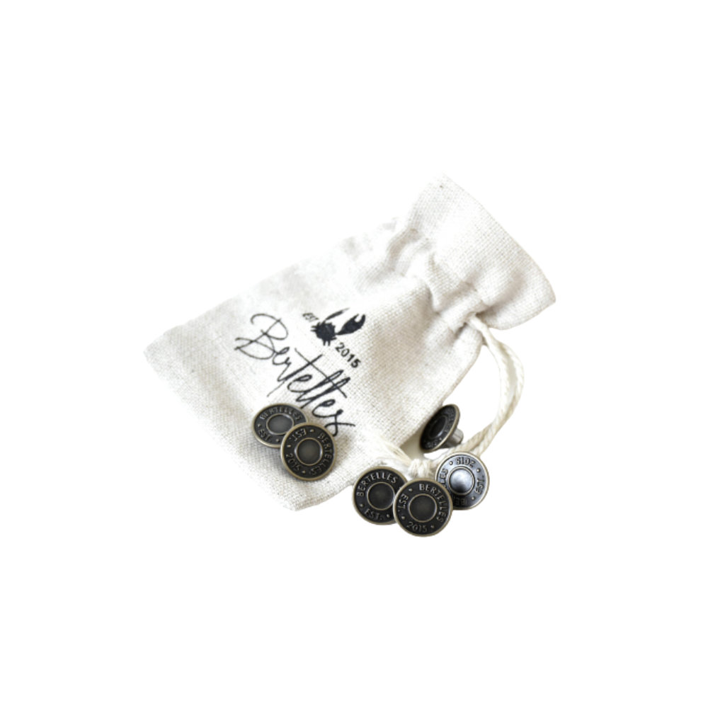 Bertelles - Set of 6 Denim buttons for Superior