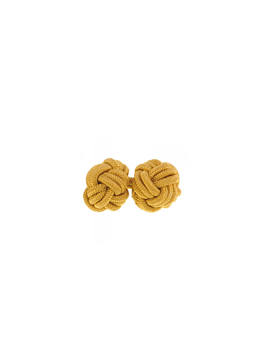 Jaggs - Boutons De Manchette - Jaune Moutarde