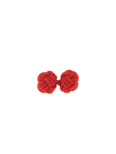 Jaggs - Boutons De Manchette - Rouge Foncé