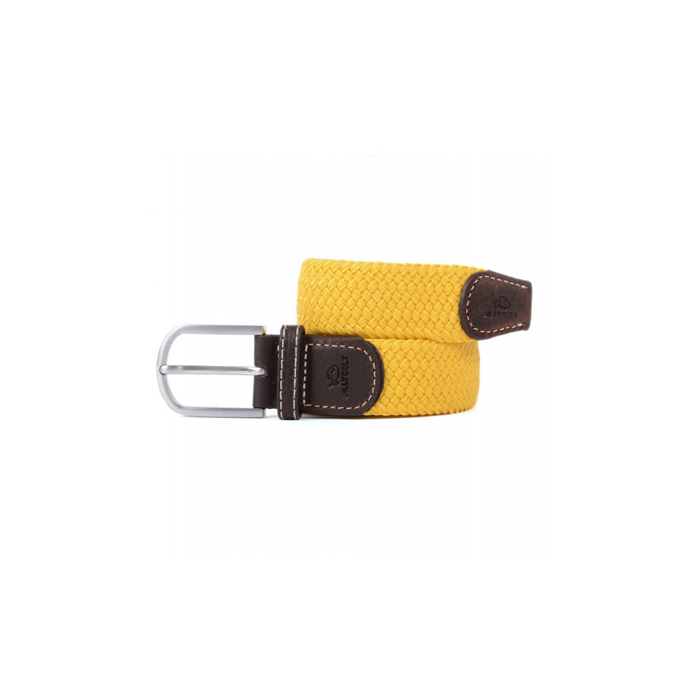 Billybelt - Elastic braided belt - Sand yellow - Size 1