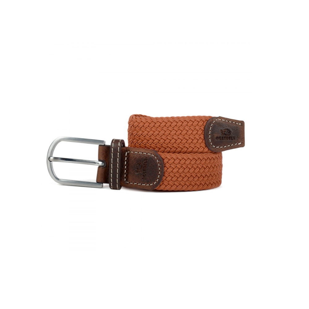 Billybelt - Elastic braided belt - Terracotta - Size 1