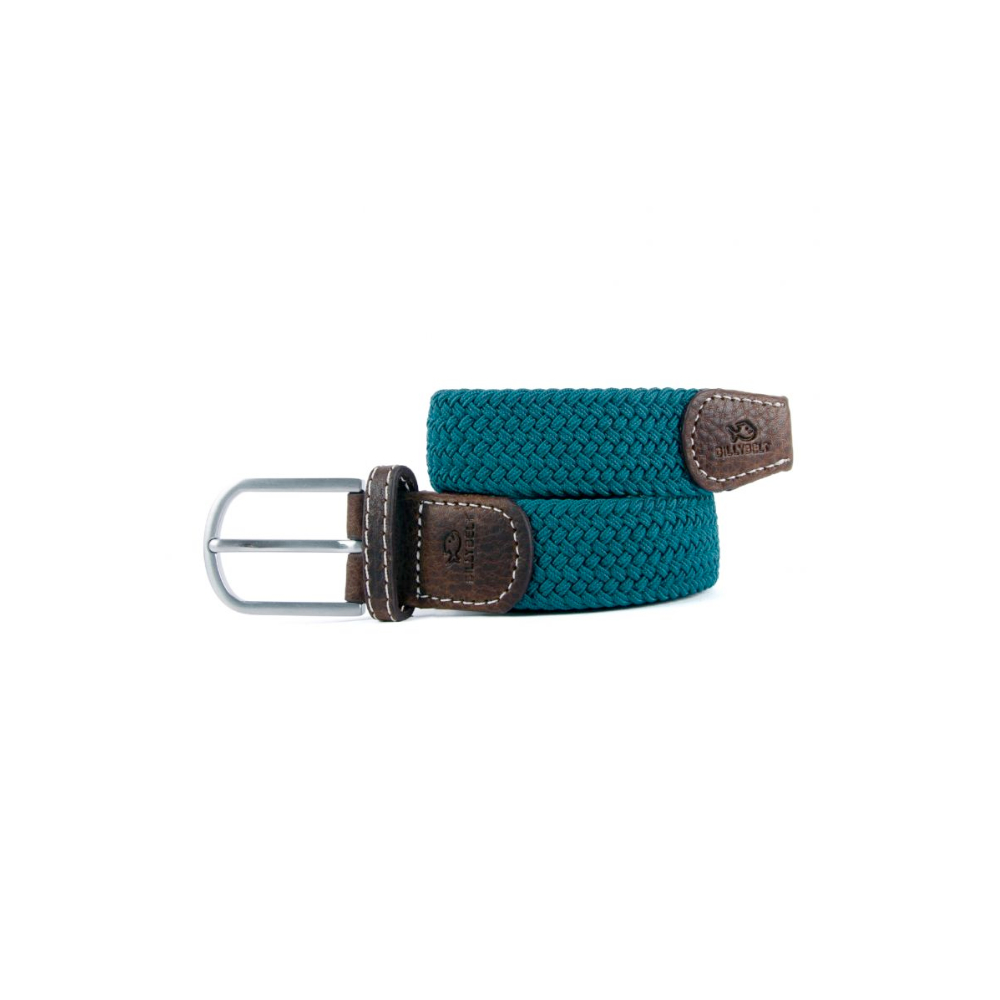 Billybelt - Ceinture tressée élastique - Bleu Scarabée - taille 1