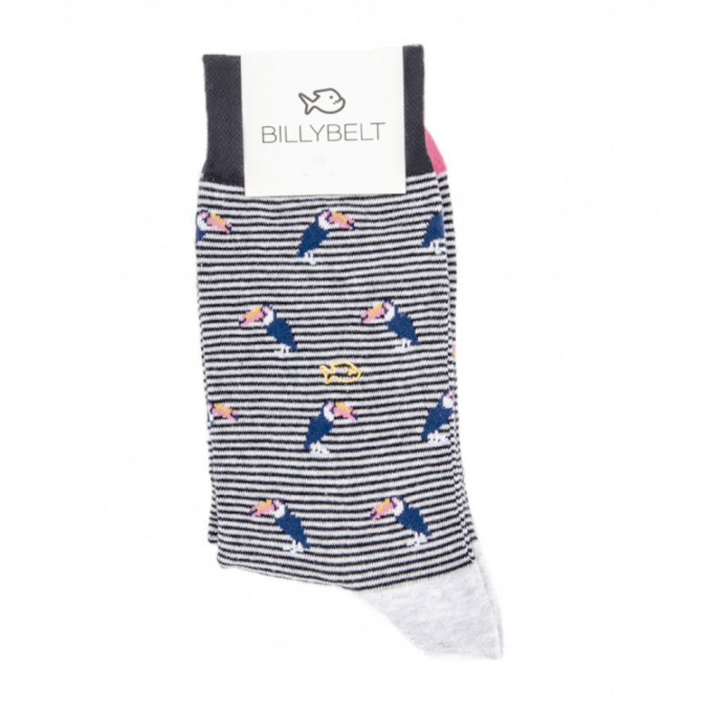 BillyBelt - Chaussettes en coton peigné Animaux - Le Toucan Rose