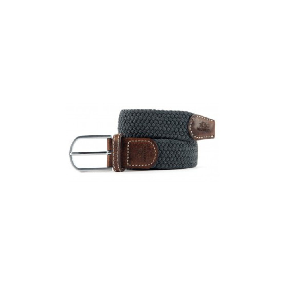 Billybelt - Elastic braided belt - Flannel Grey - Size 0