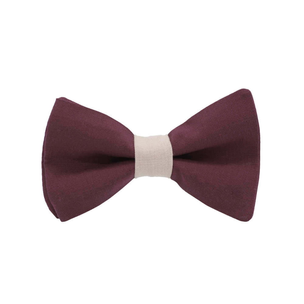 Jaggs - Nœud papillon uni rose framboise "Dallas" - Bague corail