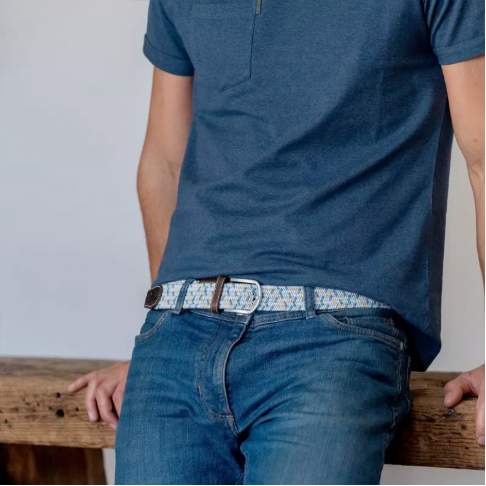 Billybelt - Ceinture coton cirée élastique - Timor - Taille 2