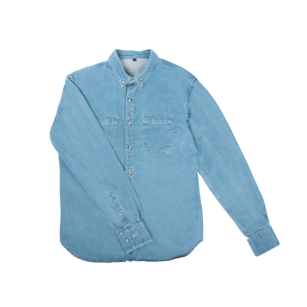 BillyBelt - Washed denim shirt - 7,5 oz - Medium