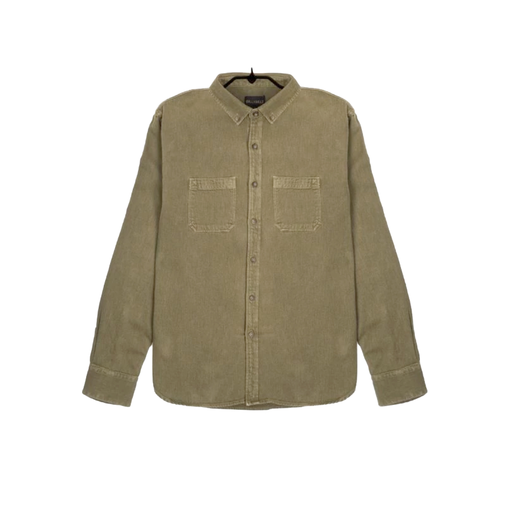 BillyBelt - Kaki denim shirt - 7,5 oz - Medium