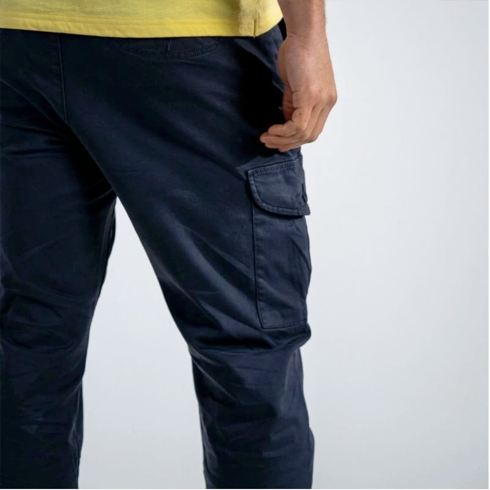 BillyBelt - Pantalon Cargo Bleu Marine - 42