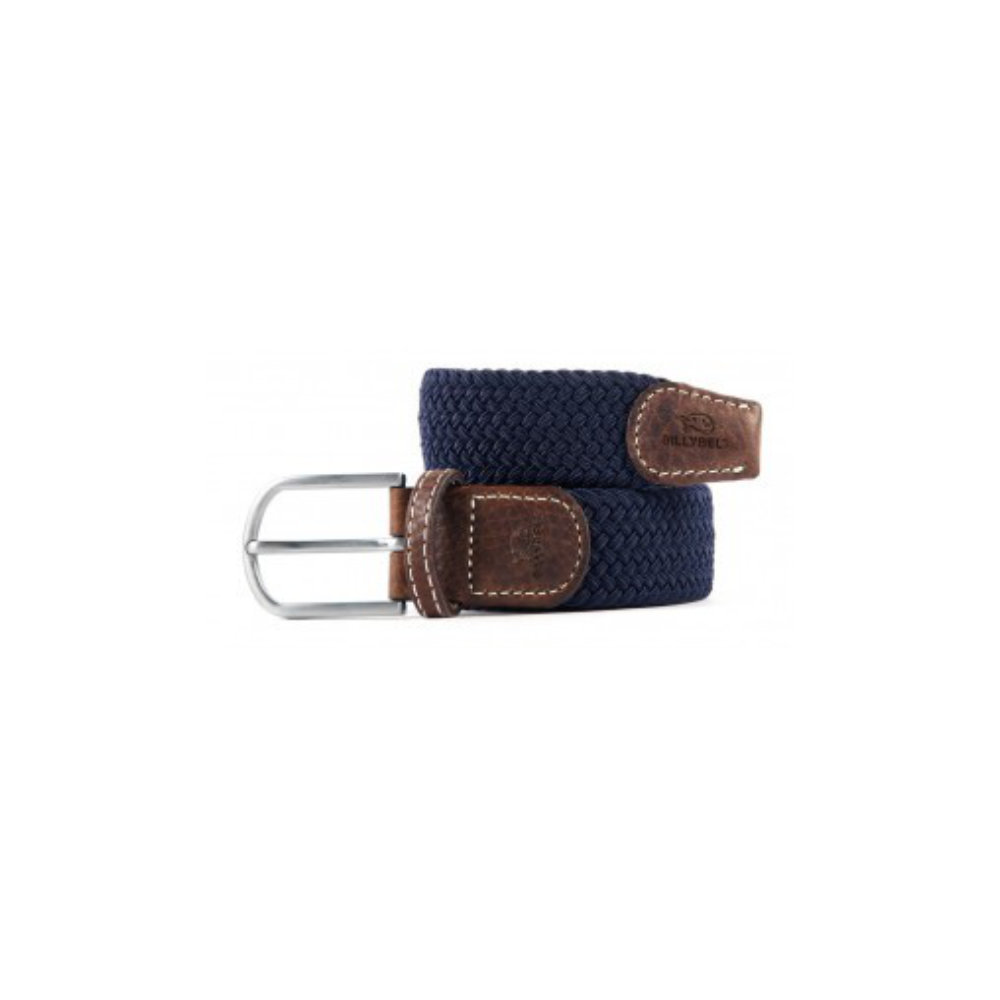 Billybelt - Ceinture tressée élastique - Bleu Marine - Taille 0