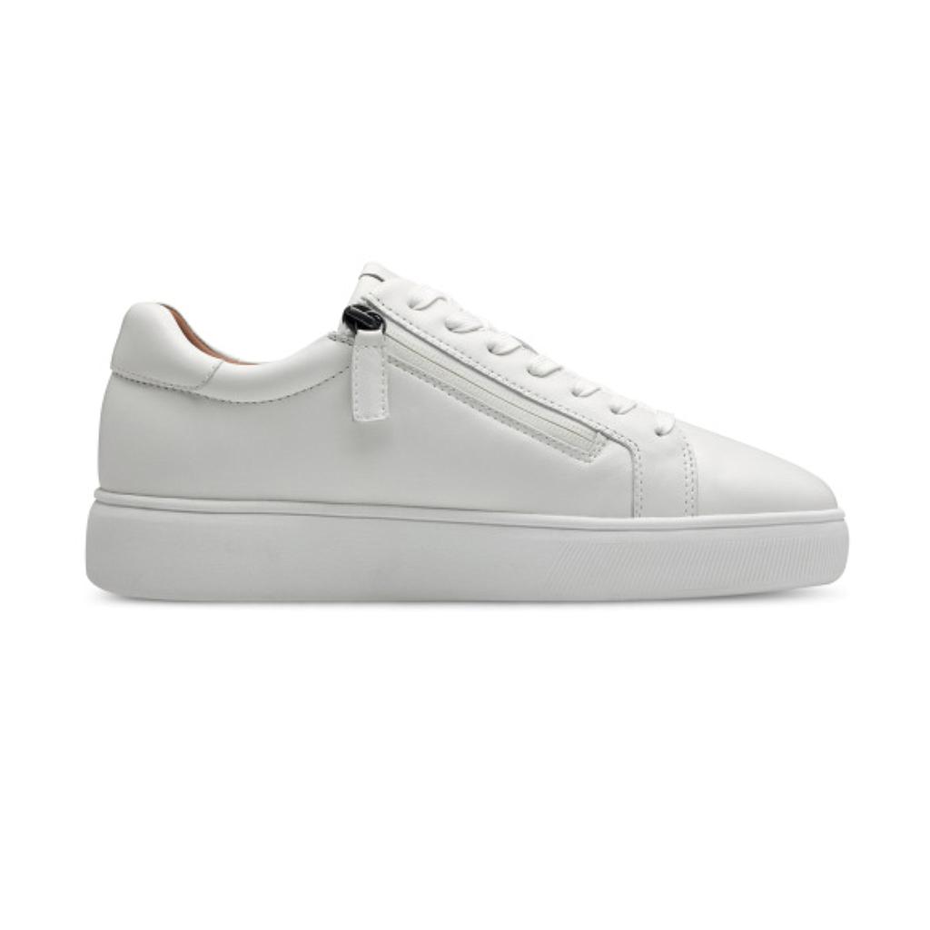 Tamaris - Chaussure de Sport - Cuir Blanc - Taille 45