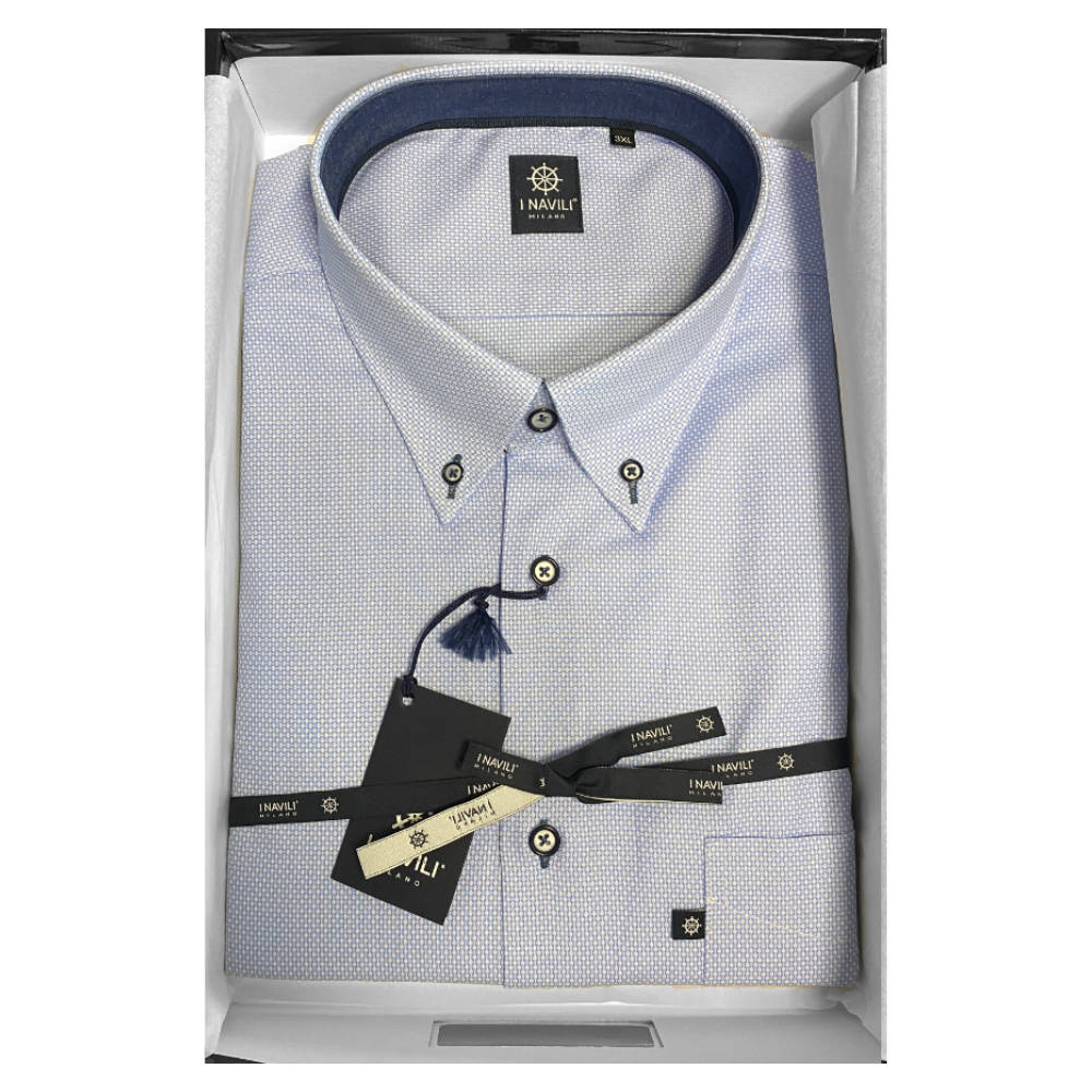 Navili - Chemise Lampedusa Bleu Clair - L