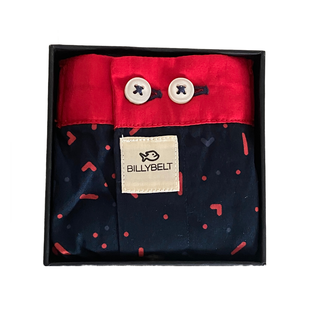 BillyBelt - Caleçon en coton bio - Fireworks - Taille L