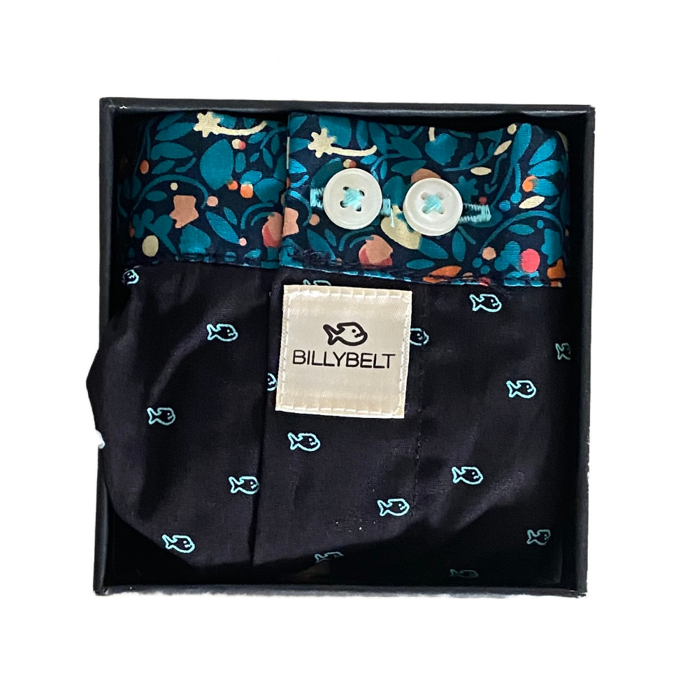 BillyBelt - Caleçon en coton bio - Billy Black - Taille 2XL