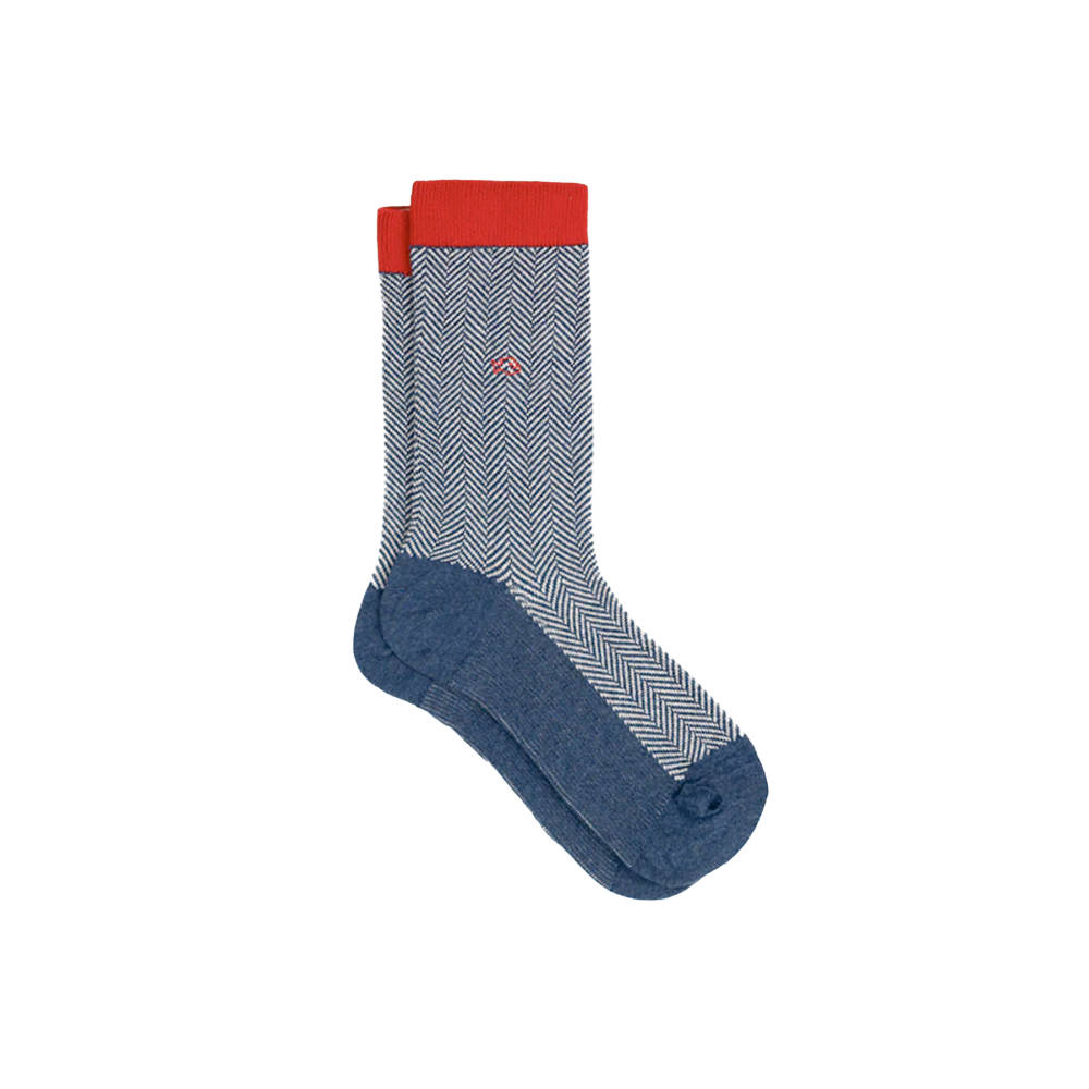 BillyBelt - Chaussettes en coton peigné chevrons - Hella