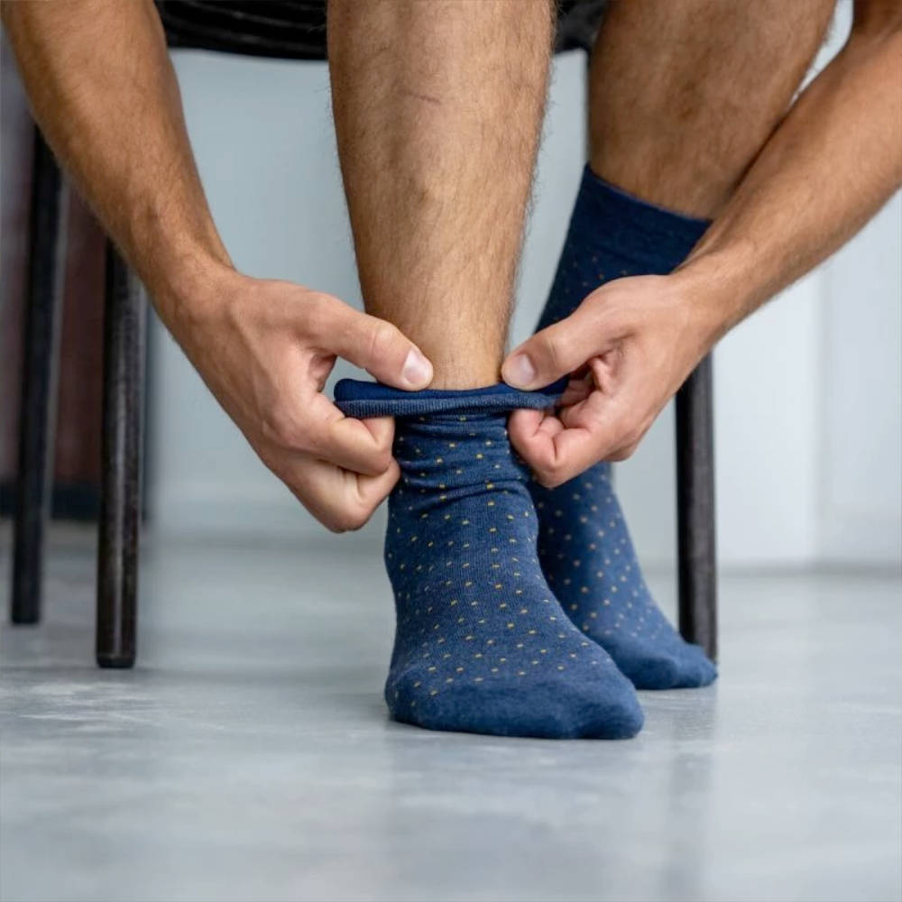 BillyBelt - Combed cotton socks - Bee