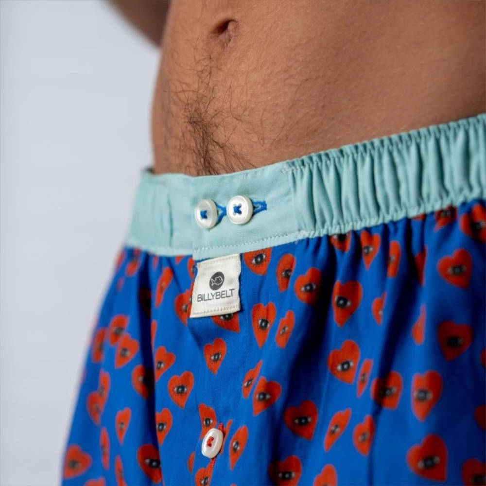 BillyBelt - Caleçon en coton bio - Pink Lady - Taille M