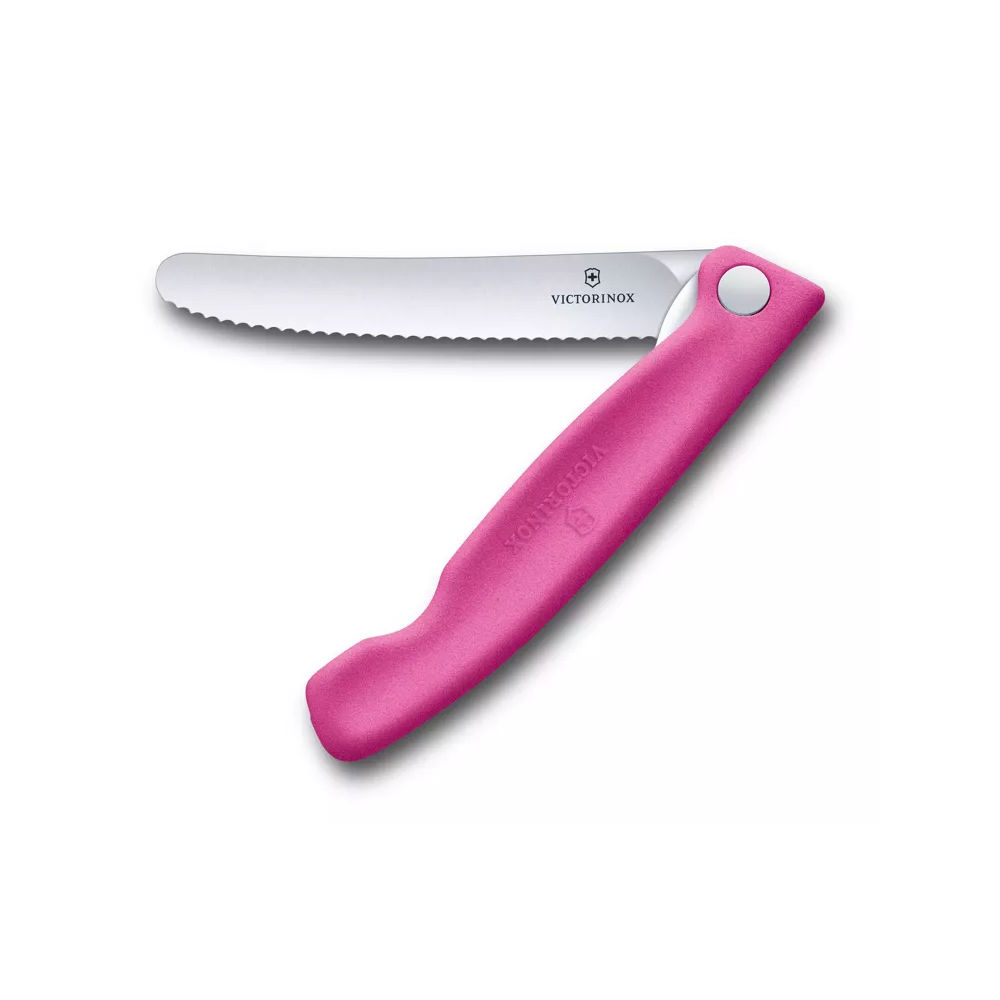 Victorinox - Couteau Picnic pliant Swiss Classic - Rose