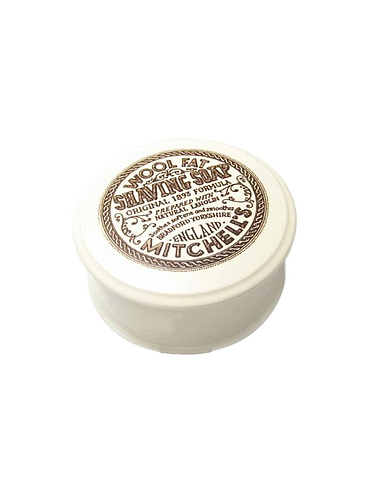 Mitchell's Woolfat savon à raser dans un bol en céramique - 125g