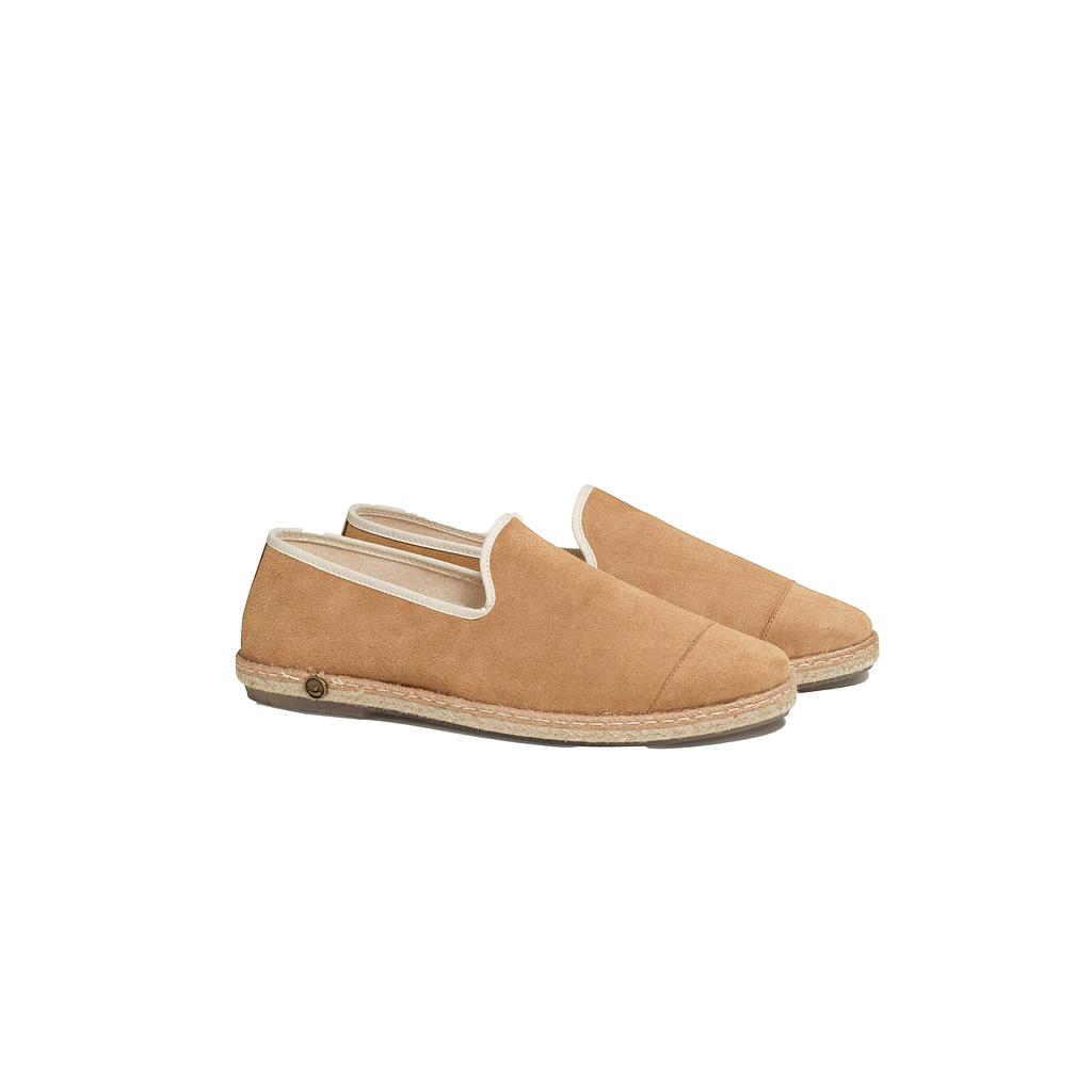Angarde - Espadrille cuir camel - 41 Wide