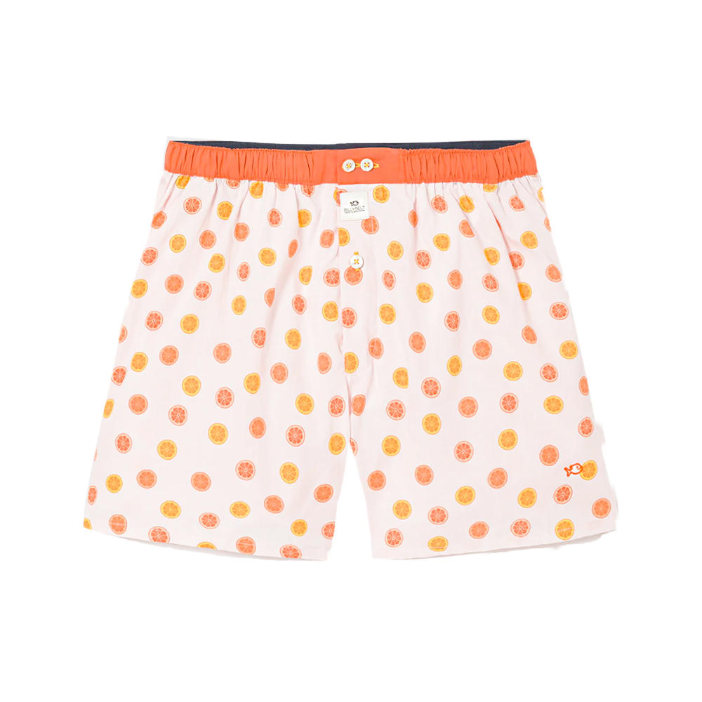 BillyBelt - Organic cotton boxer shorts - Fruity orange - Size S