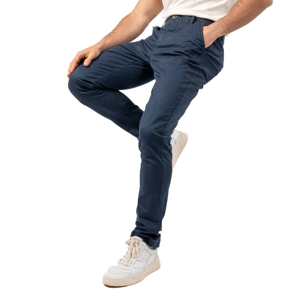 BillyBelt - Navy Blue Chino Pants - 40