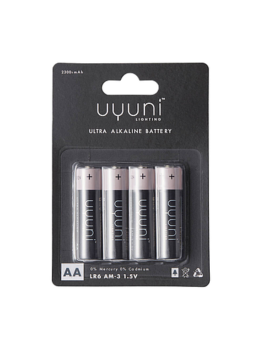 Uyuni - AA Battery - 1,5v/2300mAh (4-pack)
