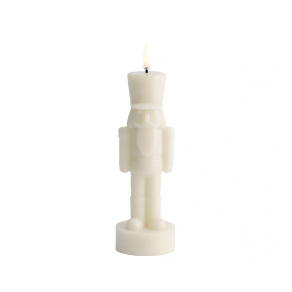 Uyuni - LED candle - Nutcracker - Oyster grey